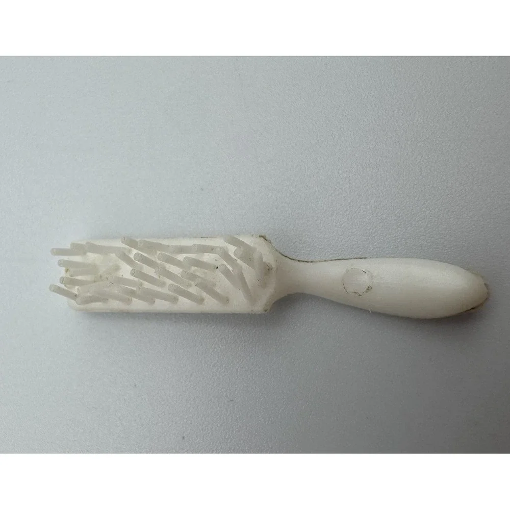Vintage Barbie Francie 60's White Hair Brush - Picture 2 of 3